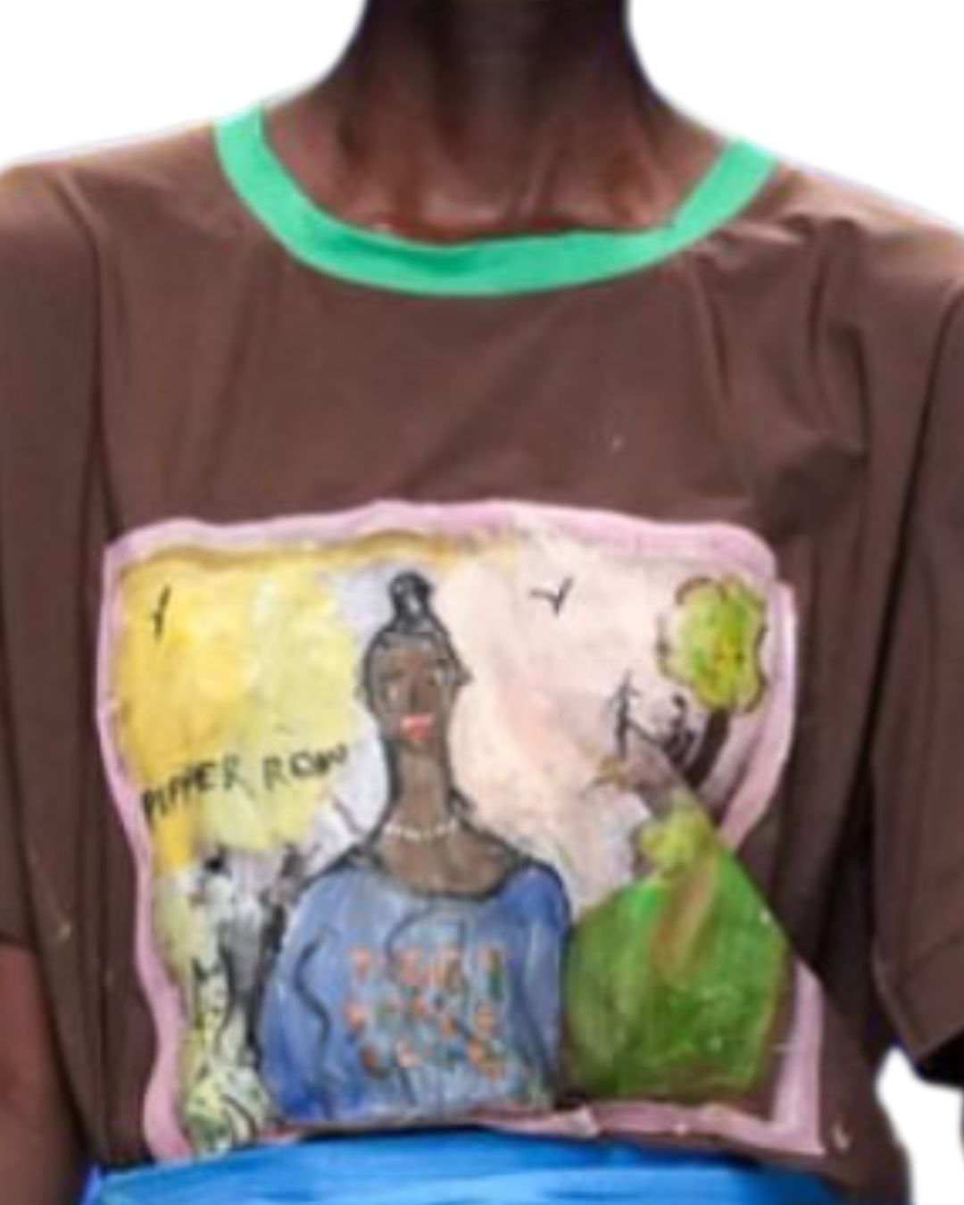 Hand Painted Jiggy Space Club Tee shirt