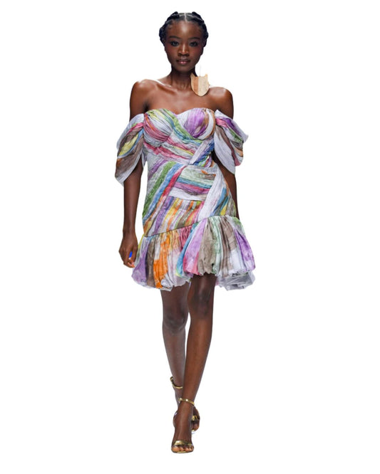 Adanna Mini Bubble dress