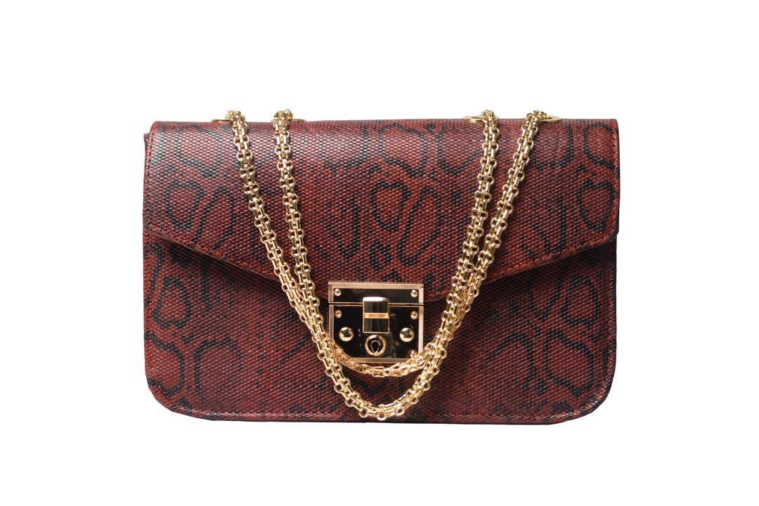 Patterned Snake print Raisa bag